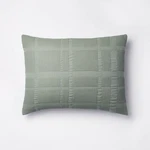 King Waffle Matelasse Quilt Sham Light Teal Green - Threshold Designed With. Fixed Price $11.99.