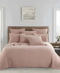 Levtex Home Mills Waffle Classic Cotton 3-PC. Bedspread Set Full Blush. Fixed Price $98.00.