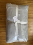 Pottery Barn Presidio Textured King Comforter Smoke Gray Factory Sealed New. Fixed Price $170.00.