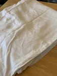 West Elm European 100% Flax Linen Full/queen Duvet White Pre-owned. Fixed Price $78.99.