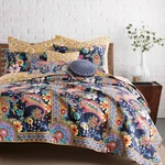 Bertelli Navy King/cal Quilt Set - Levtex Home. Fixed Price $169.99.
