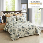 3PIECE Beach Coral Ocean Sea Shell Quilt Set Floral Bedspreads Coverlets Bedding. Fixed Price $40.85.