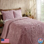 Better Trends Chenille Bedspreads Full/double Size Pink 100 Cotton. Fixed Price $149.49.