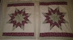 Vintage Jc Penney Quilted Star Pillowcase Set. Fixed Price $18.99.