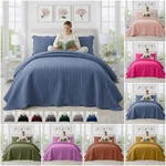 Five Star Hotel Quality Bedspread 3 Piece Reversible Coverlet Soft Queen King. Fixed Price $27.89.