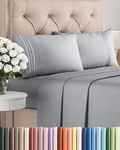 Cal King Size 4 Piece Set Comfy Breathable & Cooling Bed Hotel. Fixed Price $64.99.