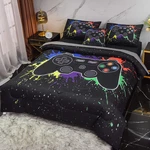 Keyroal 6PCS Gamer Comforter Set Sheets Boys Girls Kids Teens Colorful. Fixed Price $74.12.