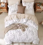 Janzaa White Twin Set 2 PCS(1 COMFORTER&1 Pillowcase) Plant Floral .... Fixed Price $25.00.