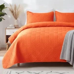Whale Flotilla Extra Soft Full Queen Quilt Bedding Set, Lightweight Burnt Ora.... Fixed Price $40.04.