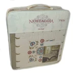 Nostalgia Home Bukhara Russet Blue Twin Quilt Folk Art Medallions New Cotton. Fixed Price $39.99.