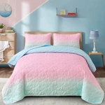 Pink-a-boo Quilt Set: Twin Size Ombre Fun For Girls Reversible & Lightweight!. Fixed Price $60.99.