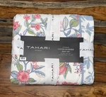 Tahari Multi White Blue Floral Reversible Cotton Queen Quilt & Sham Set 88 X92. Fixed Price $129.97.