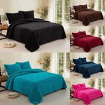 3PCS Solid Fluffy Sherpa Set Knitted Borrego Bed Blanket ( Free Shipping). Fixed Price $52.00.