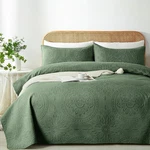 Wuruibo King/cal Quilt Set Olive KING(96X110), Green. Fixed Price $45.06.