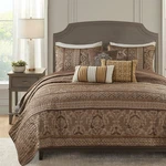 Madison Park Quilt Traditional Damask Design All Season, Lightweight Coverlet Be. Fixed Price $88.36.