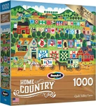 Roseart Home Country- Quilt Valley Farm 1000 Piece Jigsaw Puzzle New Sealed. Fixed Price $20.88.