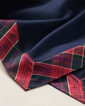 $695 Ralph Lauren Home Celia Plaid Soft Wool Throw Blanket 54X72 Navy Christmas. Fixed Price $299.99.