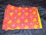 Boho Kantha Twin Quilt Hand-stitched Vtg Cotton Throw Reversible,cozy Chic. Fixed Price $40.00.