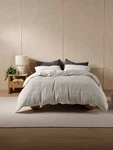 Linen House Ryland Pebble Quilt Cover Set. Fixed Price $111.01.