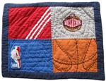 Pottery Barn Nba Logo Western Conference Quilted Sham Standard Size Colorful. Fixed Price $39.99.