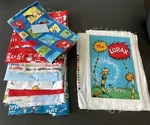 Htf Quilt Kit 1033 Celebrate Seuss! 8 Pieces & Panel Fabric By Robert Kaufman. Fixed Price $75.99.