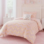 Codi Twin Comforter Set Teen Girls, 3-PIECE Pink And Gold Bedding, Warm. Fixed Price $41.37.