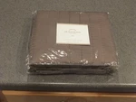 New Pottery Barn Silk Channel Two-tone Reversible Euro Quilted Sham Brownstone. Fixed Price $35.55.