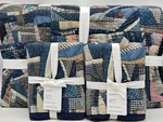 Pottery Barn Salton Reversible Quilt Full Queen + 2 Standard Shams New. Fixed Price $341.96.