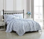 King Quilt Set, Reversible Floral Cotton Bedding Laura Ashley. Fixed Price $115.00.