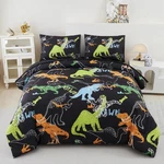 Twin Comforter Set Boys Dinosaur Bedding Kids T.... Fixed Price $61.61.