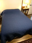 Vintage Ralph Lauren Chaps Royal Blue King Coverlet Quilt Perfect Condition. Fixed Price $78.00.