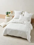 Linen House Connie Quilt Cover Set (white) - King. Fixed Price $262.41.