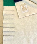 Hudson Bay Multistripe King Point Wool Blanket Gold Label England #801. Fixed Price $775.00.