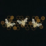 Sweet As Honey Bees Border Embroidered Quilt Label. Fixed Price $15.95.