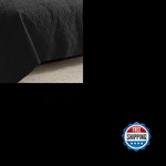 Lavsiry Black Queen Quilt Set, Lightweight, Pillow Shams, Summer Bedding. Fixed Price $47.67.