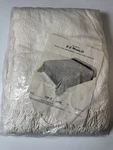 Fringed Chenille Bedspread Mid Century Off White Cotton Full New. Fixed Price $69.99.