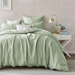 Natural Home Linen 100% European Flax Quilt Cover Set (willow Green) - Sin. Fixed Price $192.92.