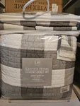 Bedding Quilt Set Queen Farmhouse Buffalo Check Gray By Levtex Home New Box. Fixed Price $64.00.