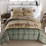 Donna Sharp Spruce Trail Lodge Reversible Queen 3 Pc Quilt Set Cp. $90. Fixed Price $69.99.