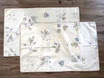 Cotton Blend Botanical Floral Print King Pillow Shams Beige Revman International. Fixed Price $29.95.
