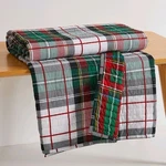 Spencer Plaid Green Quilted Throw - Levtex Home L22631QT Q22631 50X60. Fixed Price $51.00.