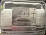 Farmhouse Stripe Reversible Cotton Comforter & Sham Set Lush D Cor Twin/twin X. Fixed Price $38.00.