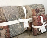 Pottery Barn Valentina Rosewood Quilt Full/queen +1 Euro Sham 26" Sq Bedding Set. Fixed Price $242.10.