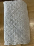 Pottery Barn Belgian Flax Linendiamond Quilt King Chambray. Fixed Price $119.00.