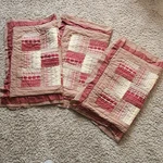 Victorian Heart Patchwork Shams Set Of 3 Red Pillowcase Lexington Home Bedding. Fixed Price $33.96.