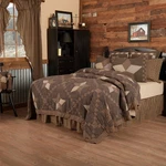 Primitive King Quilt Black Patchwork Farmhouse Star Bedroom Decor Vhc Brands. Fixed Price $299.95.