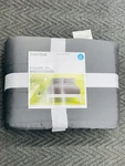 Room Essentials Satin Quilt Comforter Gray Full / Queen 86 X 90. Fixed Price $10.00.