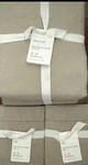 Pottery Barn Belgian Flax Linen King Duvet & 2 Shams Dark. Fixed Price $175.00.