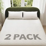 Ohgeni 100% Waterproof TWIN-2 Pack Mattress Protector, Fitted Sheet With Stre.... Fixed Price $55.76.