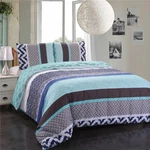 Simple Stripes Bed Set Duvet Cover Quilt Queen King Size. Fixed Price $32.99.
